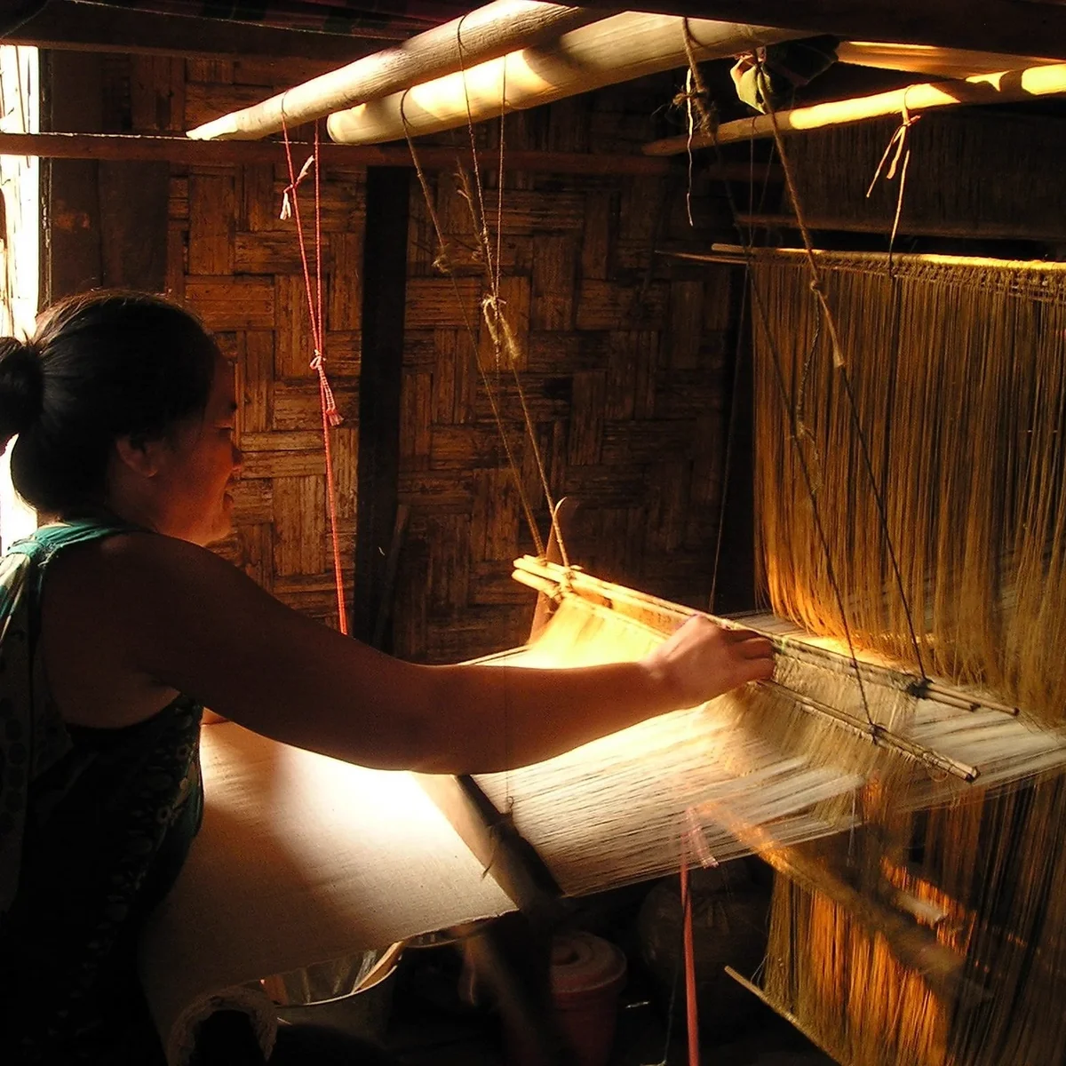Silk Twill Weaving