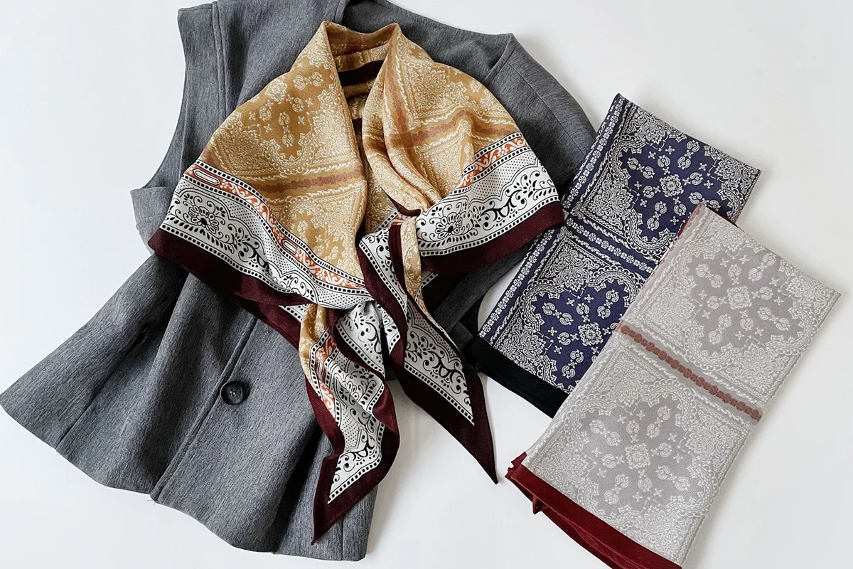 Silk Crepe de Chine silk scarf