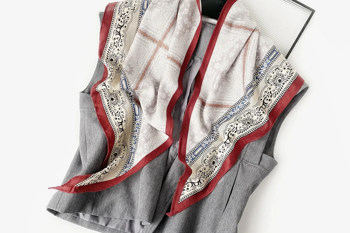 Silk Habotai silk scarf