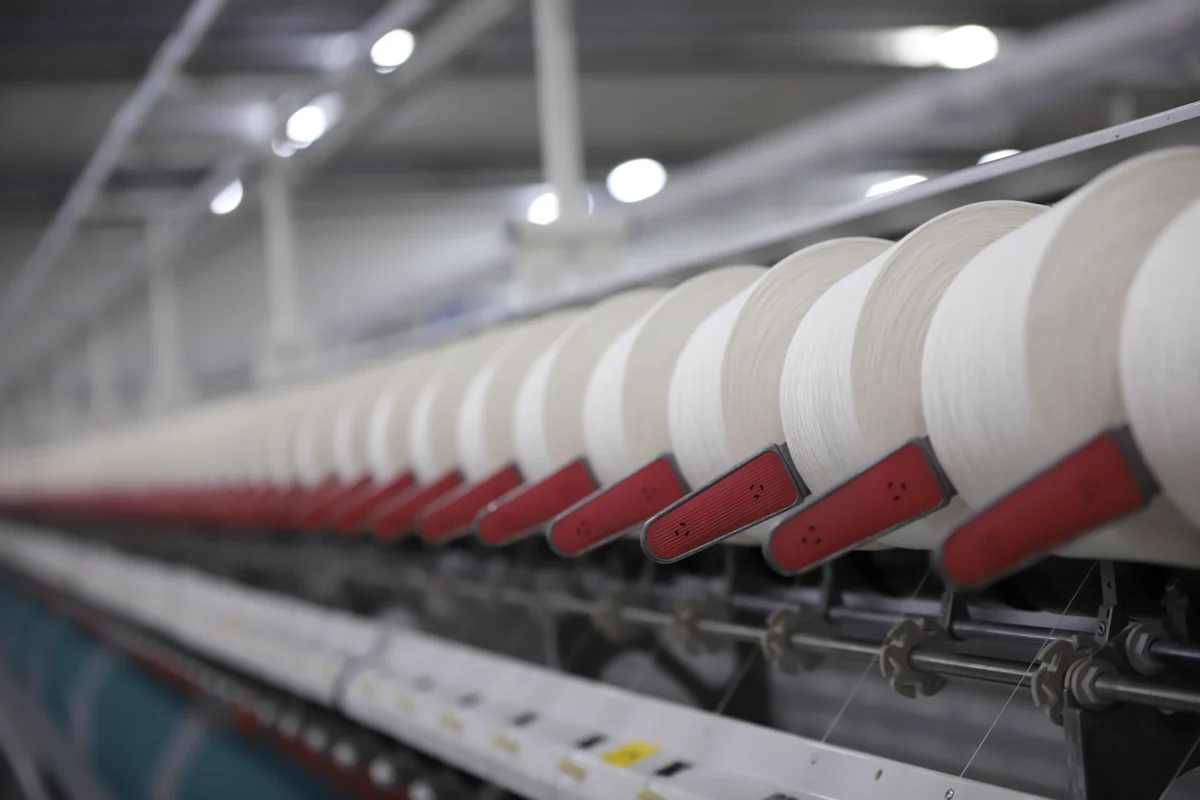 Silk scarf factory workshop