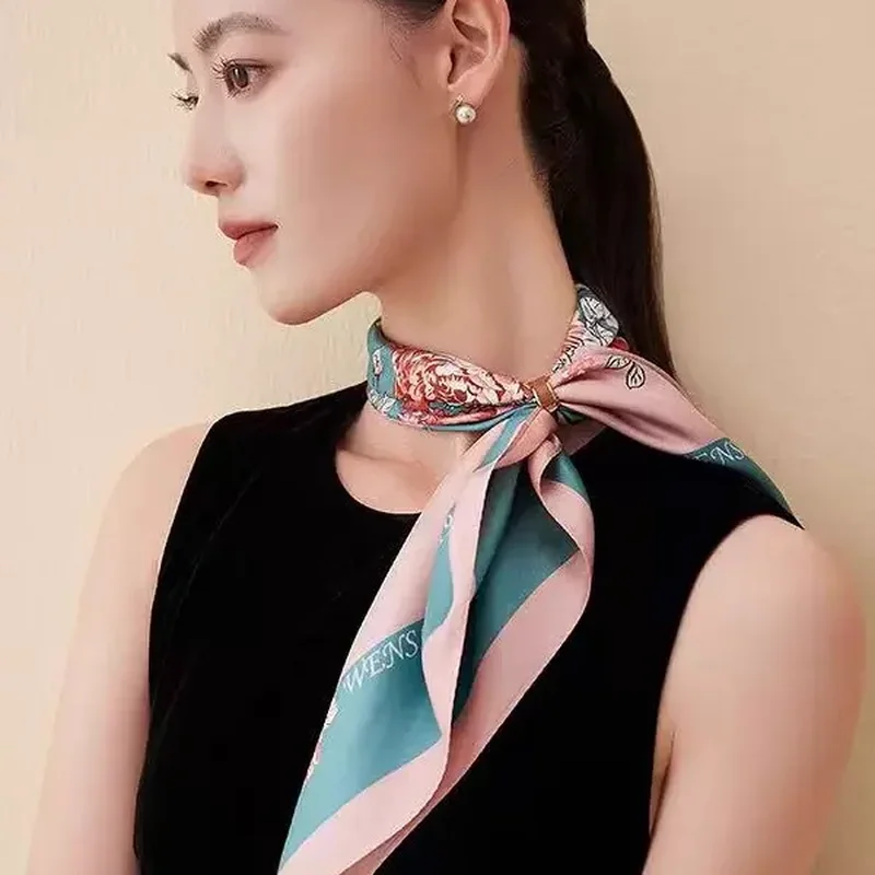 Printed silk scarf 6