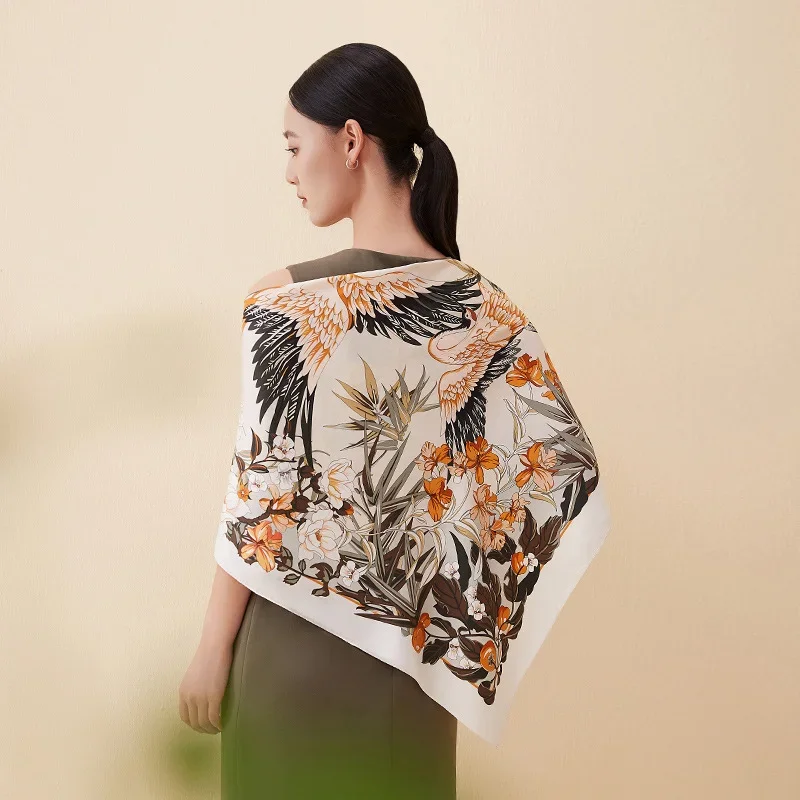 Silk pocket square 12