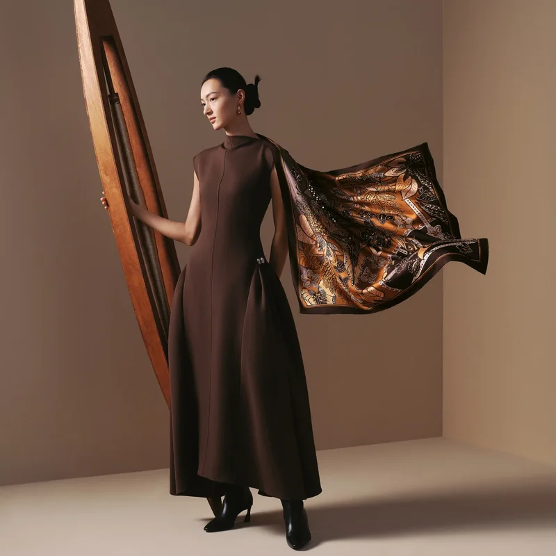 Custom silk scarf 17