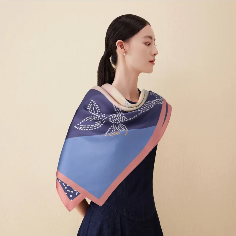 Designer silk scarf 19