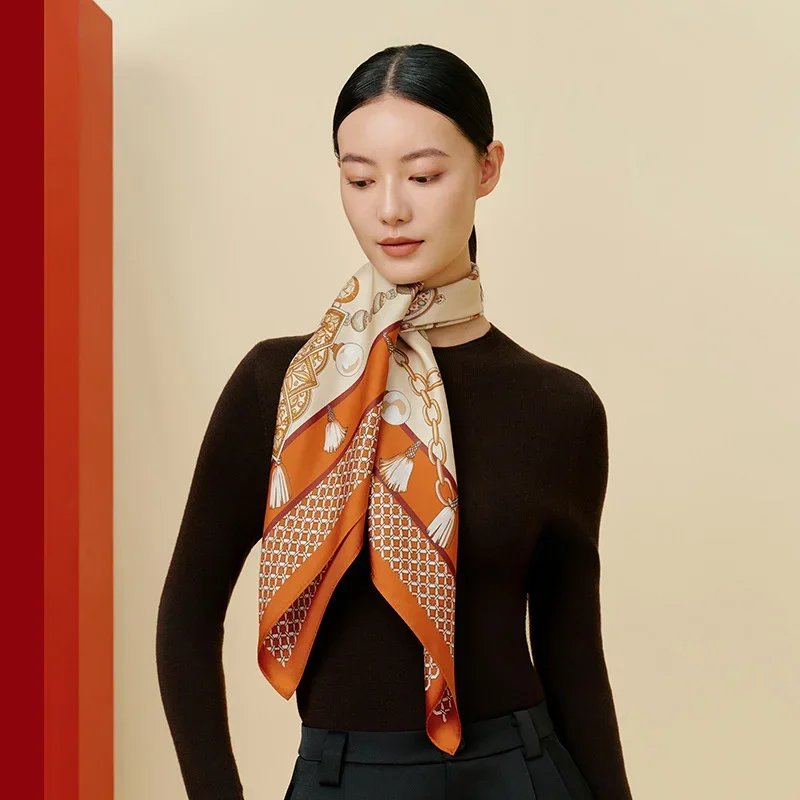 Silk bandana scarf 26
