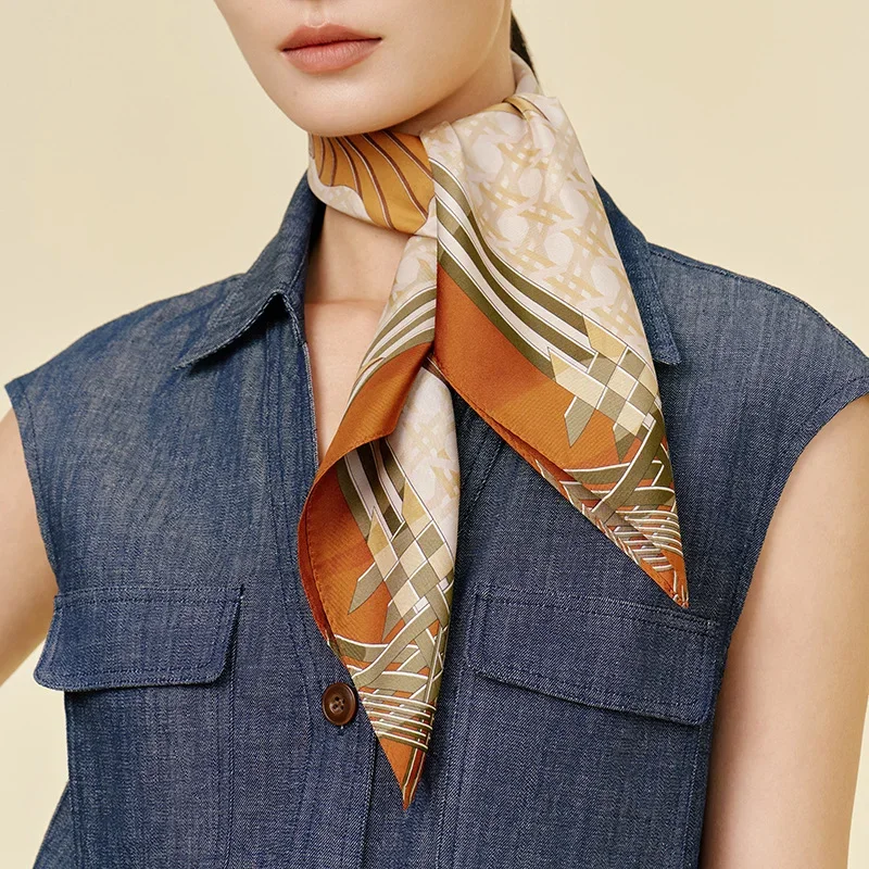 Luxury silk scarf 33