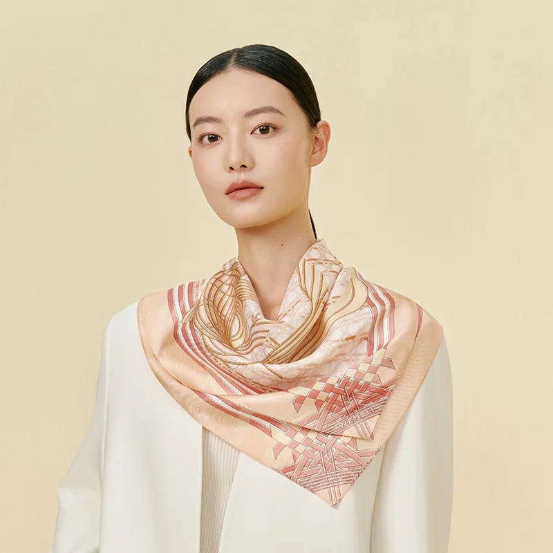 Designer silk scarf 34