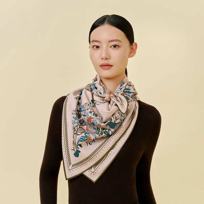 Silk scarf for women 50
