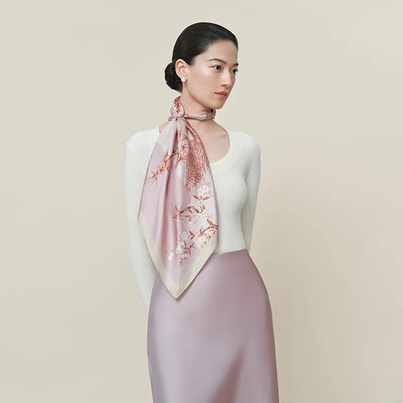 Luxury silk scarf 63