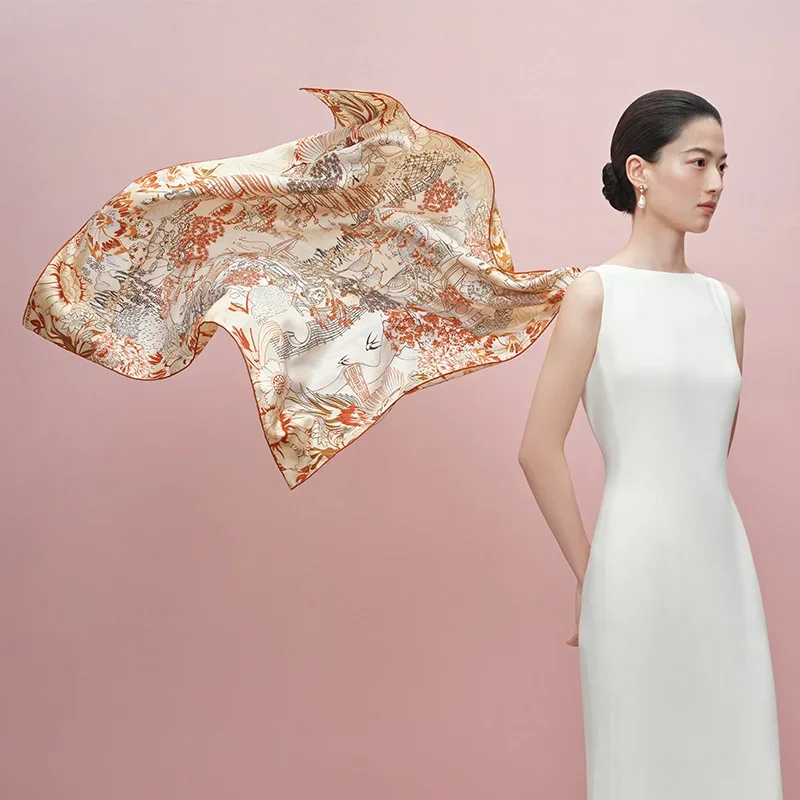 Silk scarf for women 65