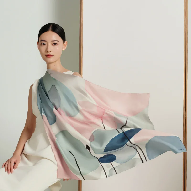 Silk scarf collection 73