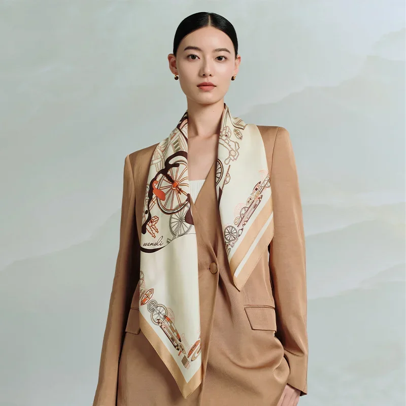 Silk scarf gift 75