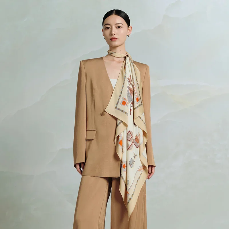 Luxury silk scarf 78