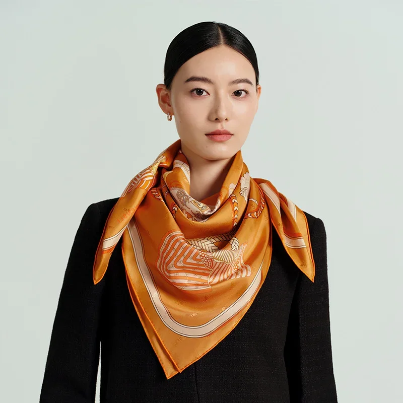 Silk bandana scarf 86