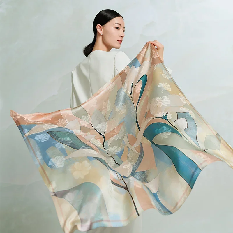 Silk scarf gift 90
