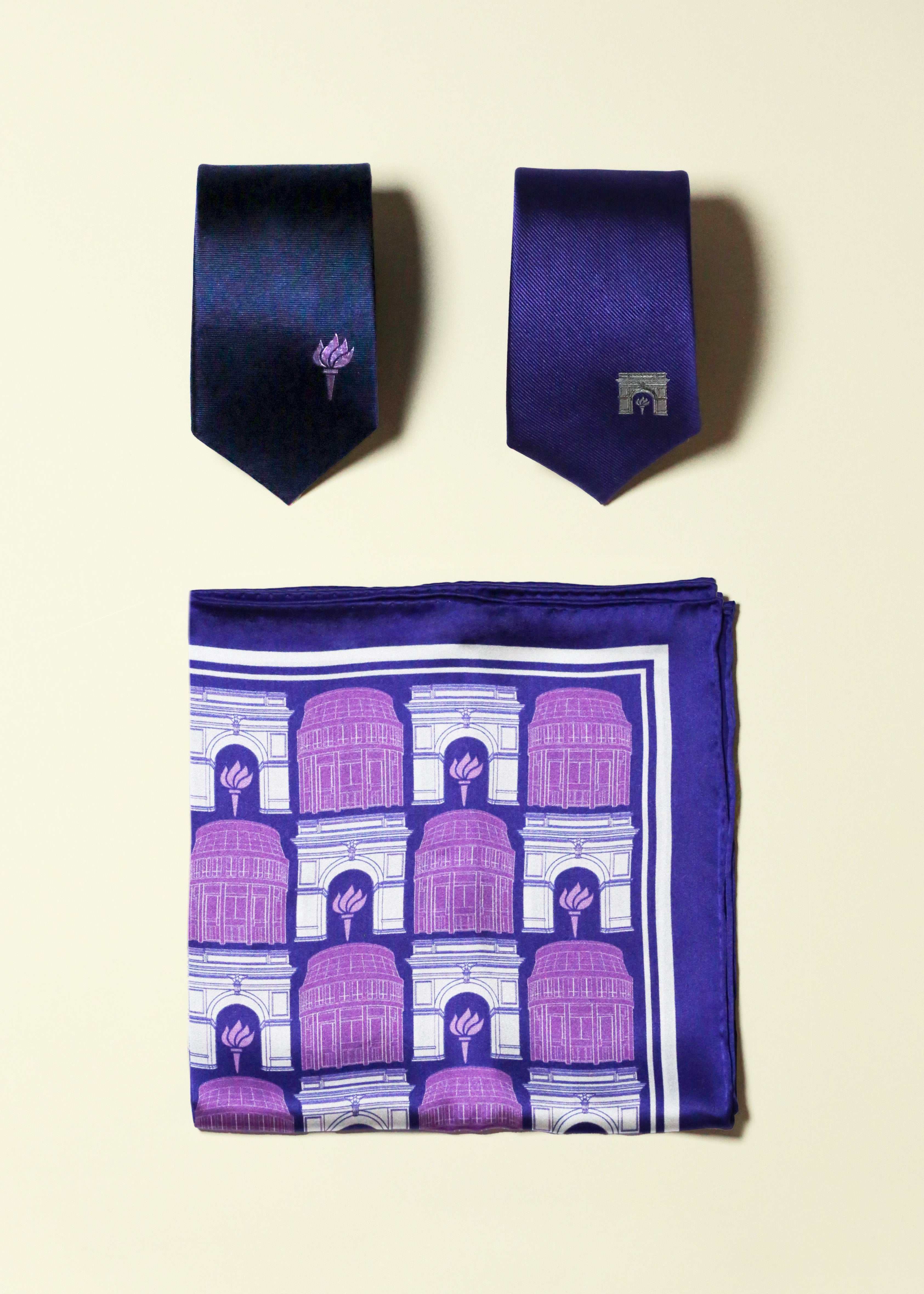 NYU Silk Ties & Scarf