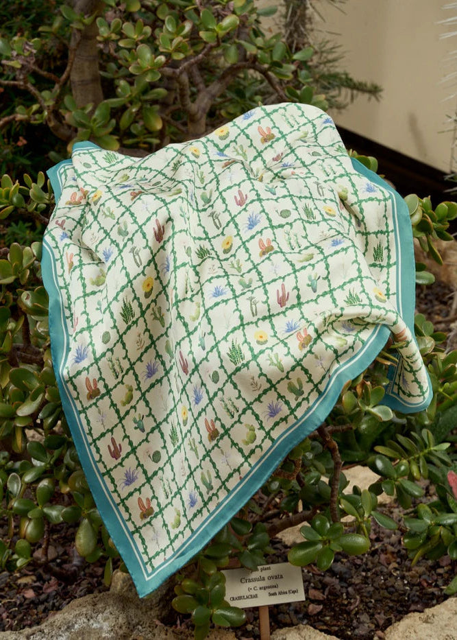 NYBG Lost Pattern Silk Scarf